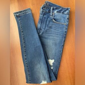 Abercrombie & Fitch Simone High Rise Super Skinny Distressed Jeans Size 4